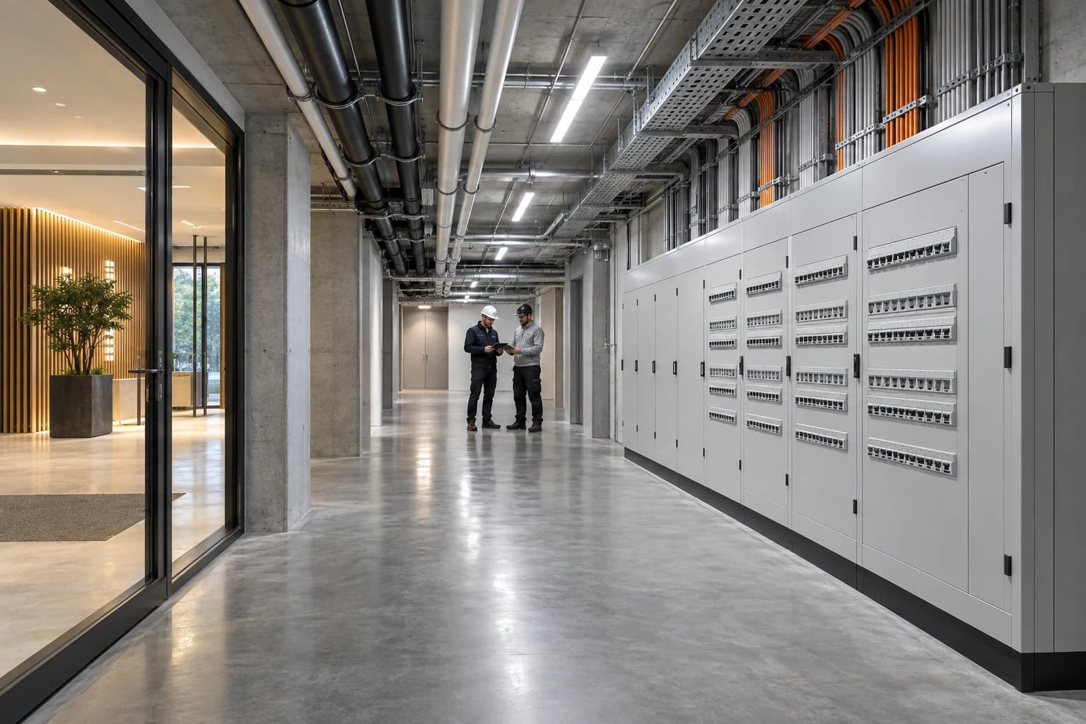 Modernised main distribution board of a large residential complex